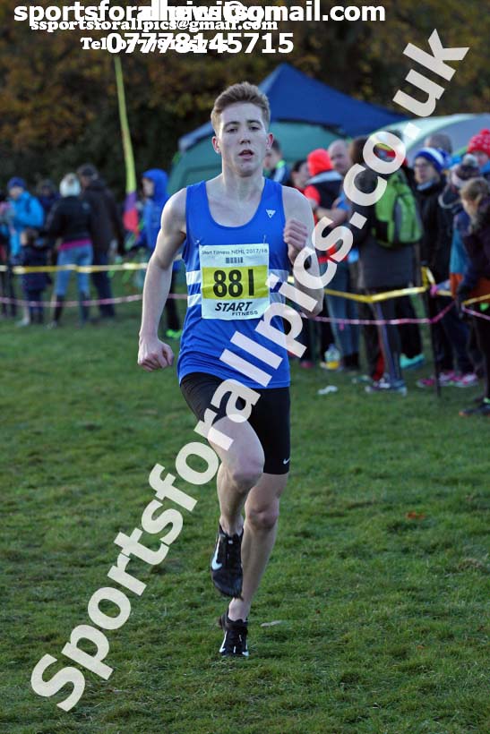 Senior mens 2017 Start Fitness North Eastern Harrier League, Aykley Heads, Durham. Photo:  David T. Hewitson/Sports for All Pics
